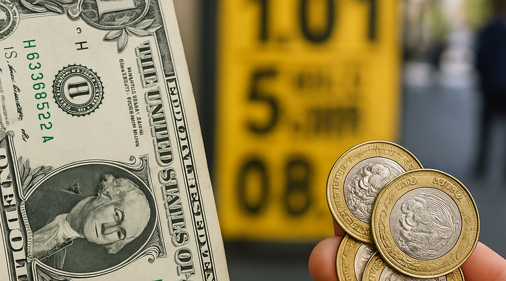 Peso mexicano avanza levemente frente al dólar ante panorama de tasas en México y EU