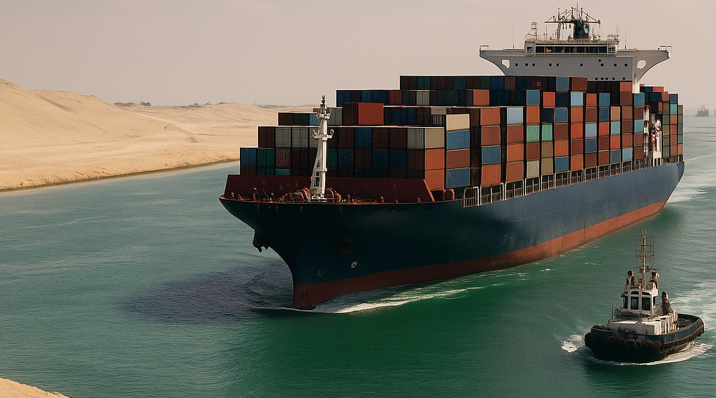 193 kilómetros, más de 50 barcos al día y dos mares que mueven casi el 12% del comercio mundial: así es el Canal de Suez