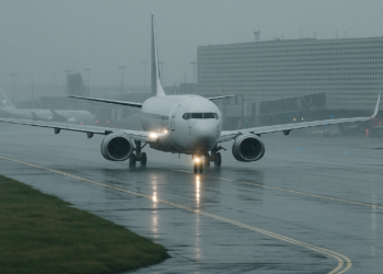 Sólo operará AICM con una pista, debido a lluvia