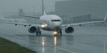 Sólo operará AICM con una pista, debido a lluvia