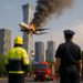 Se estrelló un avión en la Citic Tower, el edificio más alto de Beijing