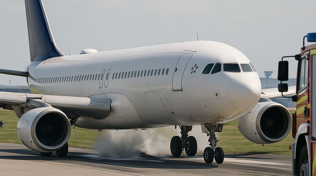 El colapso del tren de aterrizaje de un Boeing 787 de Lufthansa en Fráncfort dejó varios heridos