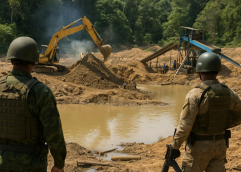 Operativo militar de Caracas y Washington en el territorio salvaje de las minas de oro