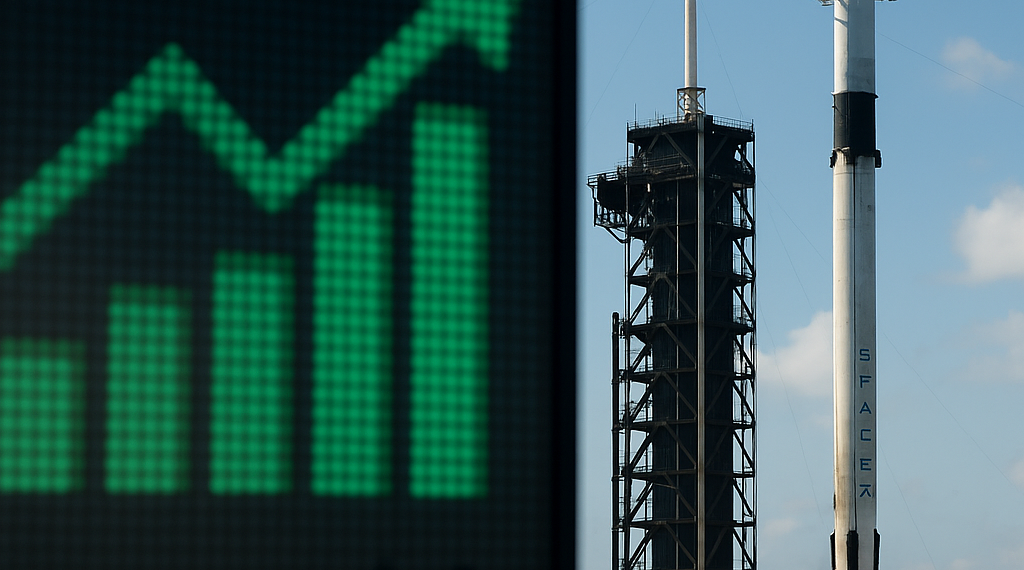 Acciones de SpaceX se disparan más de 30% en su debut en la bolsa de Nueva York
