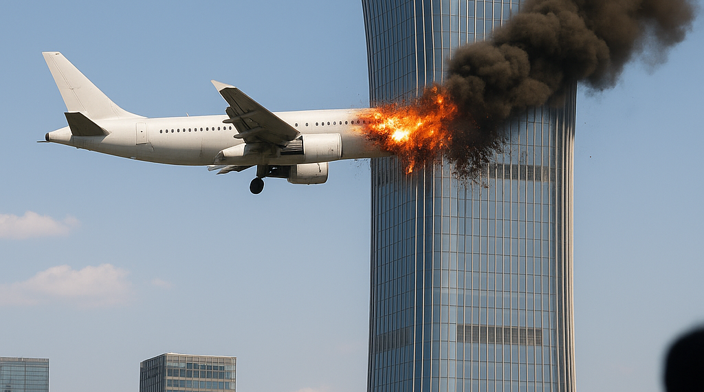 Se estrella una avioneta contra el China Zun, el rascacielos más alto de Pekín