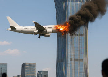 Se estrella una avioneta contra el China Zun, el rascacielos más alto de Pekín