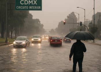 Pegan lluvias al Valle de México