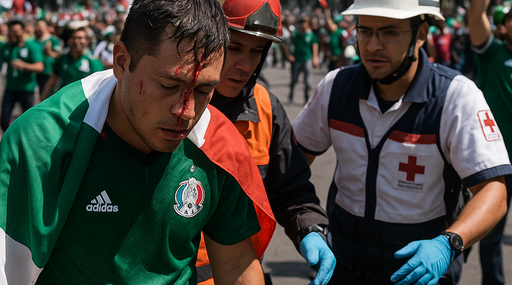 Atropellan a aficionados  en festejo por el Tri en BCS