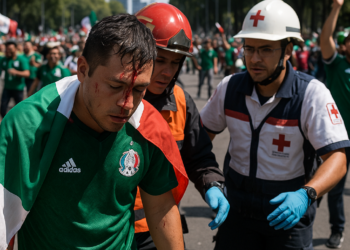 Atropellan a aficionados  en festejo por el Tri en BCS