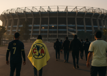 Madrugan aficionados para llegar al Azteca