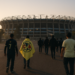 Madrugan aficionados para llegar al Azteca