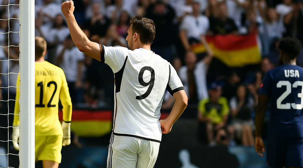 Alemania vence 2-1 a Estados Unidos en amistoso; mantiene su racha ganadora antes del inicio del Mundial
