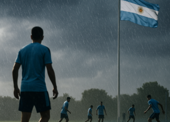 Argentina se avanza a la tormenta en primera práctica con Senesi