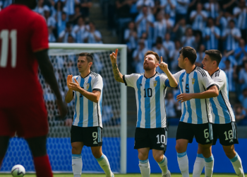 Con sexto gol de Messi, Argentina vence 3-1 a Jordania y cierra con puntaje perfecto fase grupos Mundial