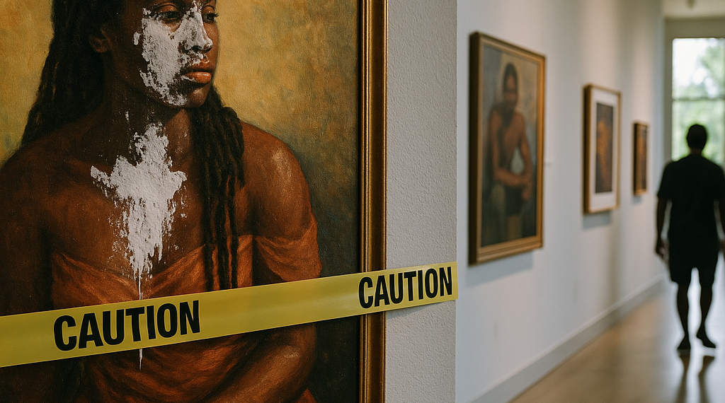 Art Was Defaced at the Houston Museum of African American Culture