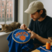 The New York Artist Embroidering Knicks Merch on the Street