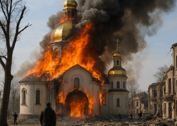Rusia bombardea Ucrania con 70 misiles y más de 600 drones y deja al menos nueve muertos y en llamas la histórica catedral de la Dormición de Kiev