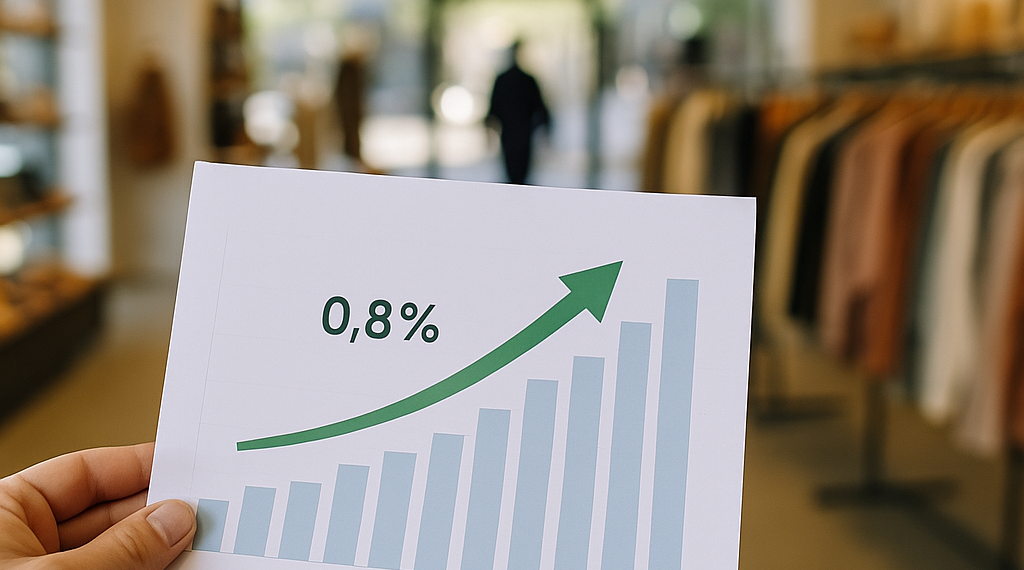Ventas de supermercados y departamentales crecen 0.8% en mayo