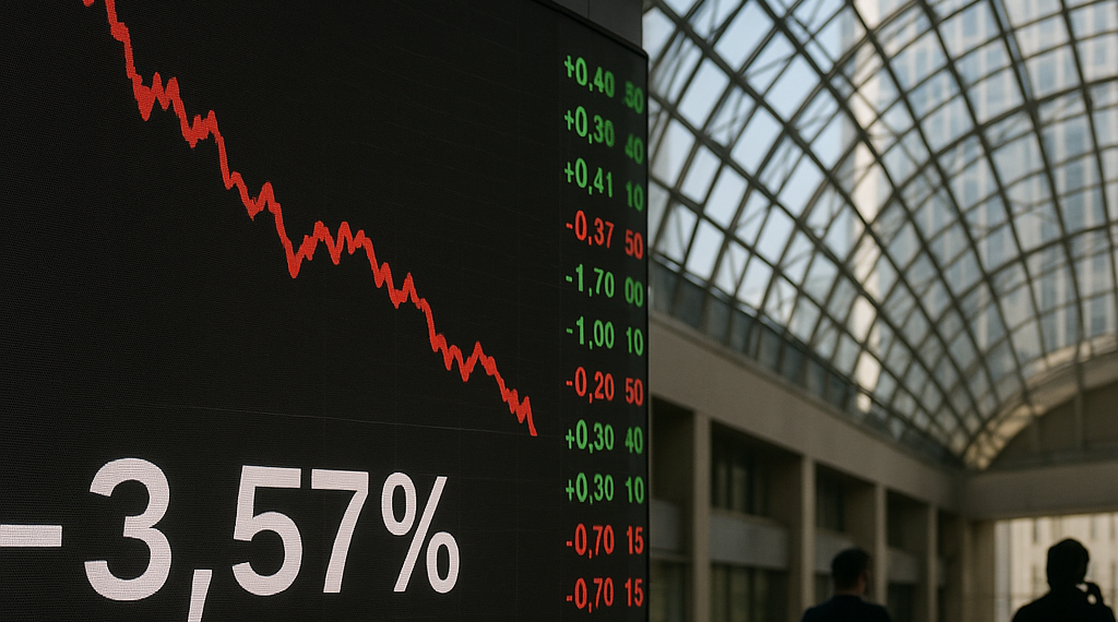 Acumula BMV caída semanal de 3.57%