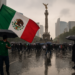 Entre protestas y lluvia, México festeja debut en Mundial