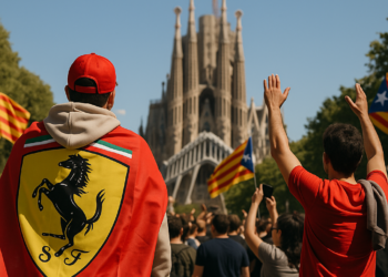 Barcelona atestigua primer triunfo de Hamilton con Ferrari