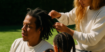 Beyoncé and Blue Helped Jay-Z Comb Out His Hair