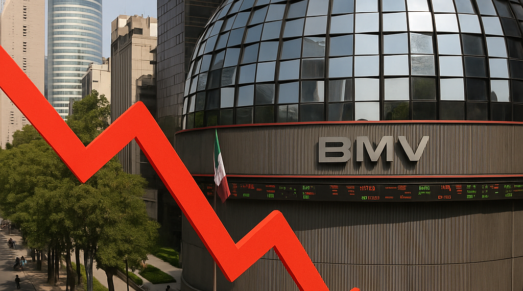 Bolsa mexicana negocia con pérdidas; acciones de Grupo BMV lideran los descensos