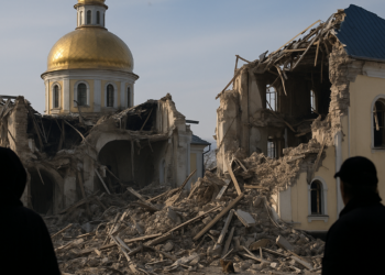 Ataque ruso en Kiev daña catedral ortodoxa y deja 11 muertos
