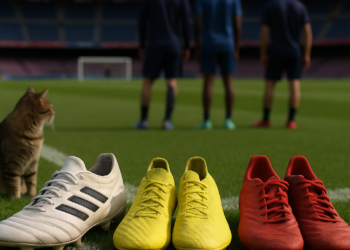 Botas con mensaje: las tres fechas de Messi, las dos banderas de Lamine, un plátano en el pie de Pedri...