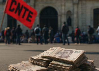 Recibe CNTE Oaxaca 800 mdp... y se van