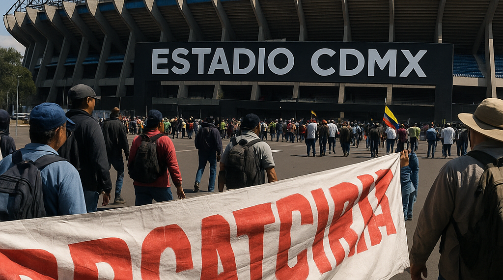 Acudirá CNTE al Estadio CDMX previo al Uzbekistán-Colombia