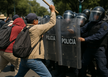 Acusa CNTE proyectiles; 'fueron ellos', dice SSC