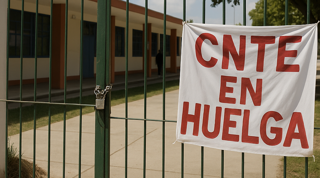CNTE acumula 36 días sin clases en Oaxaca durante el ciclo escolar 2025-2026