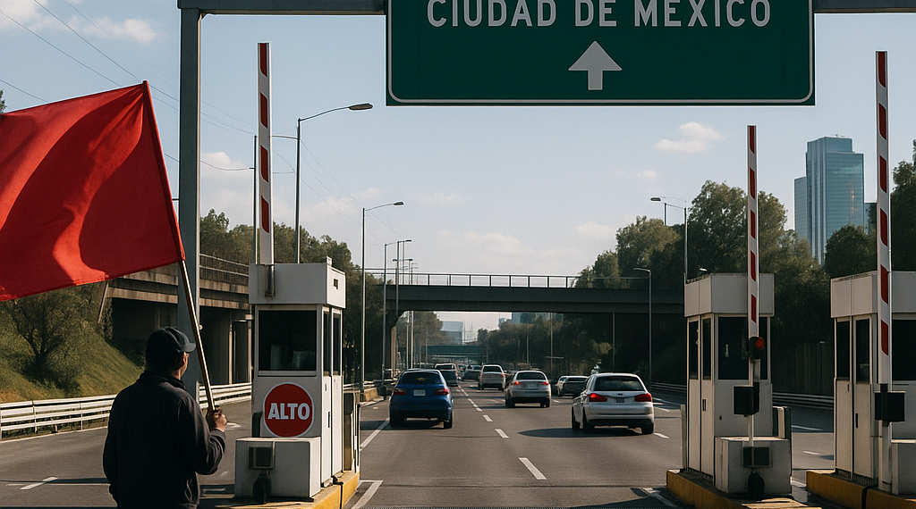 Dará CNTE paso libre en casetas de acceso a CDMX
