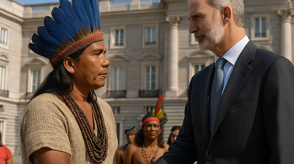 Hablará CSP con Rey de España sobre pueblos originarios