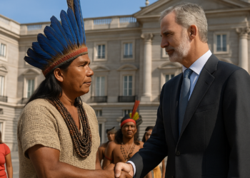 Hablará CSP con Rey de España sobre pueblos originarios