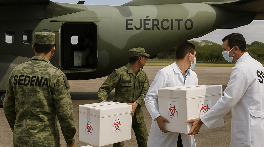 Envía CSP equipo de Sedena y Ssa a Venezuela
