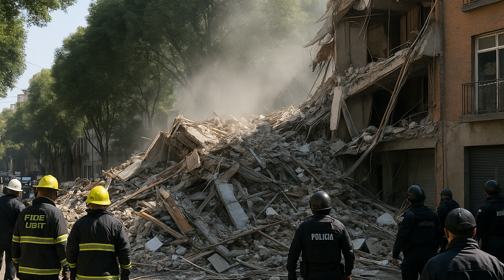 Colapsa vivienda en la colonia Hipódromo; muere un hombre de 30 años