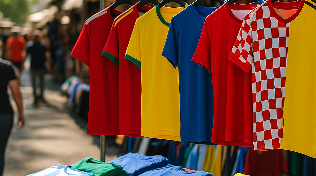 En México, las camisetas del Mundial se adaptan a todas las formas, tallas… y especies