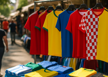 En México, las camisetas del Mundial se adaptan a todas las formas, tallas… y especies