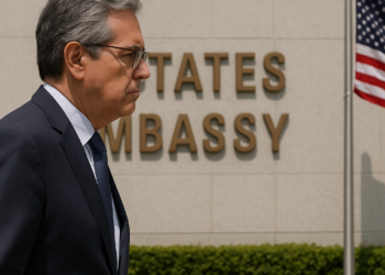 Canciller Velasco descarta notificación de EU sobre presunta revocación de visas a gobernadores