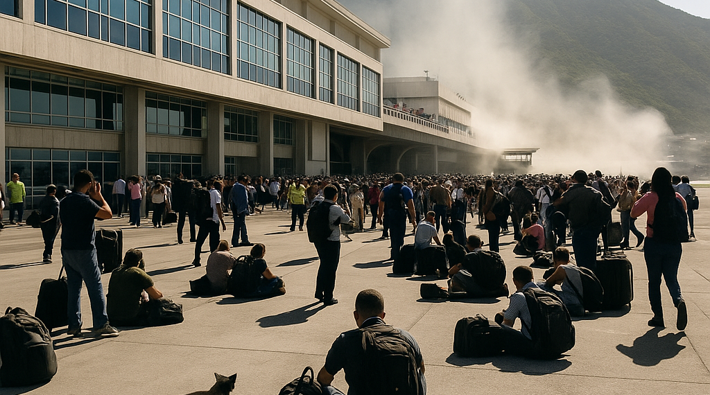 Terror en el aeropuerto de Maiquetía durante los terremotos de Venezuela: "Todo quedó destrozado"