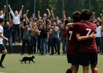 Festeja Sheinbaum goles en Deportivo Tezozomoc