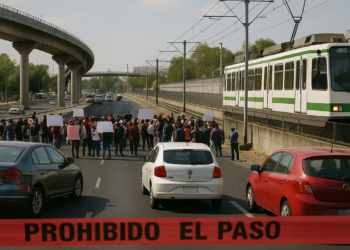 Cierran Periférico y Tren Ligero por protestas