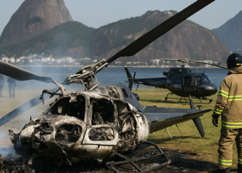 El choque de dos helicópteros deja al menos seis muertos en Río de Janeiro