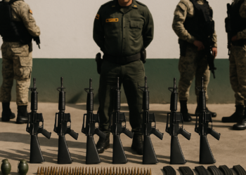 Colombia desmantela red que traficaba armas de Estados Unidos para abastecer al Clan del Golfo