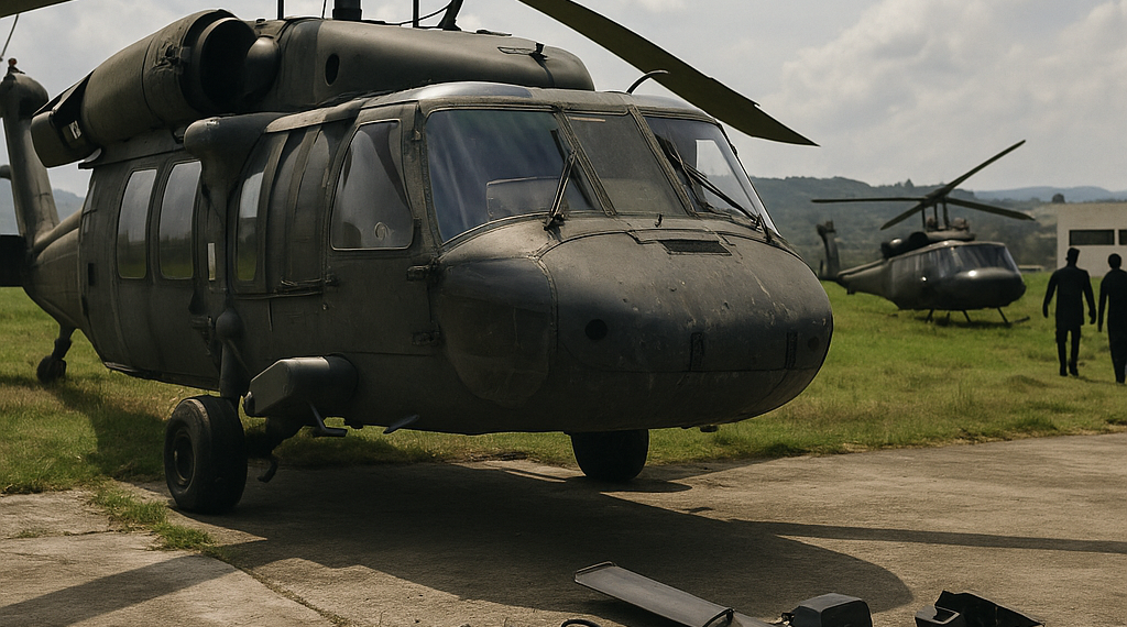 Cómo Colombia construyó una de las mayores flotas de helicópteros del continente y por qué atraviesa una crisis operativa