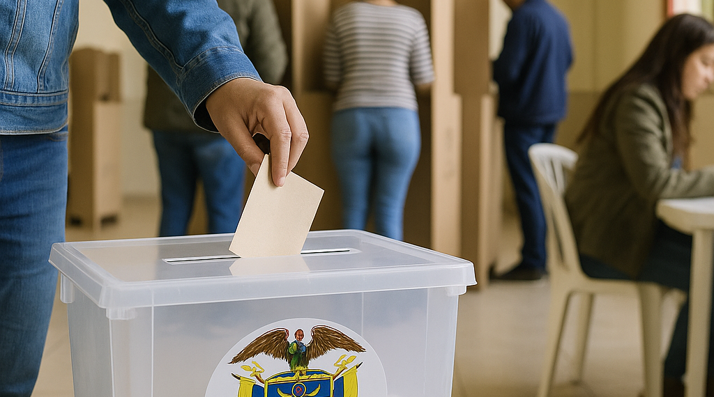 Colombianos acuden a las urnas para elegir nuevo presidente poniendo fin a intensa campaña electoral