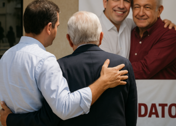 Difunde 'Andy' foto con AMLO  rumbo a candidatura