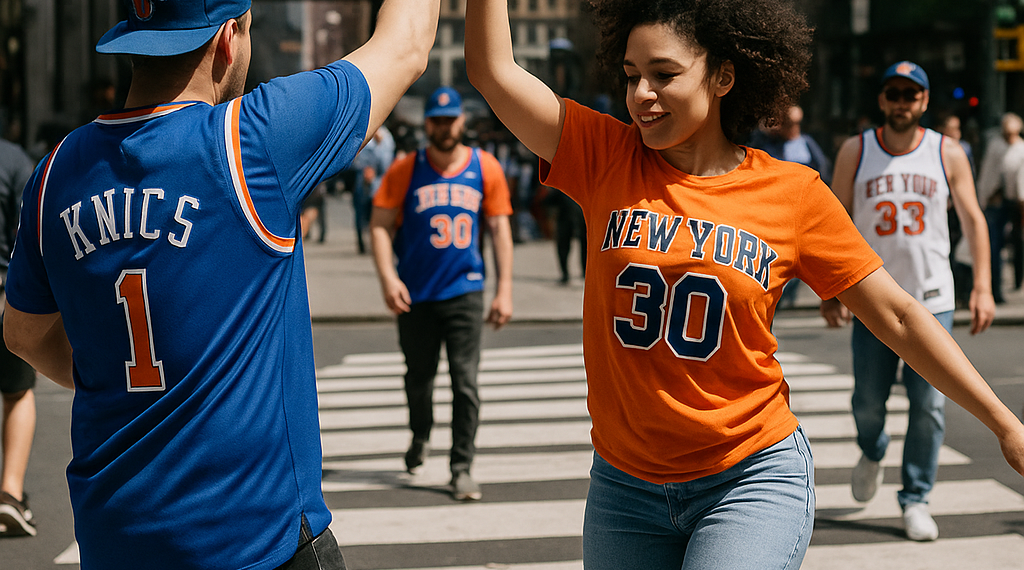 As The Knicks Win, All Of New York City Becomes A Dance Stage